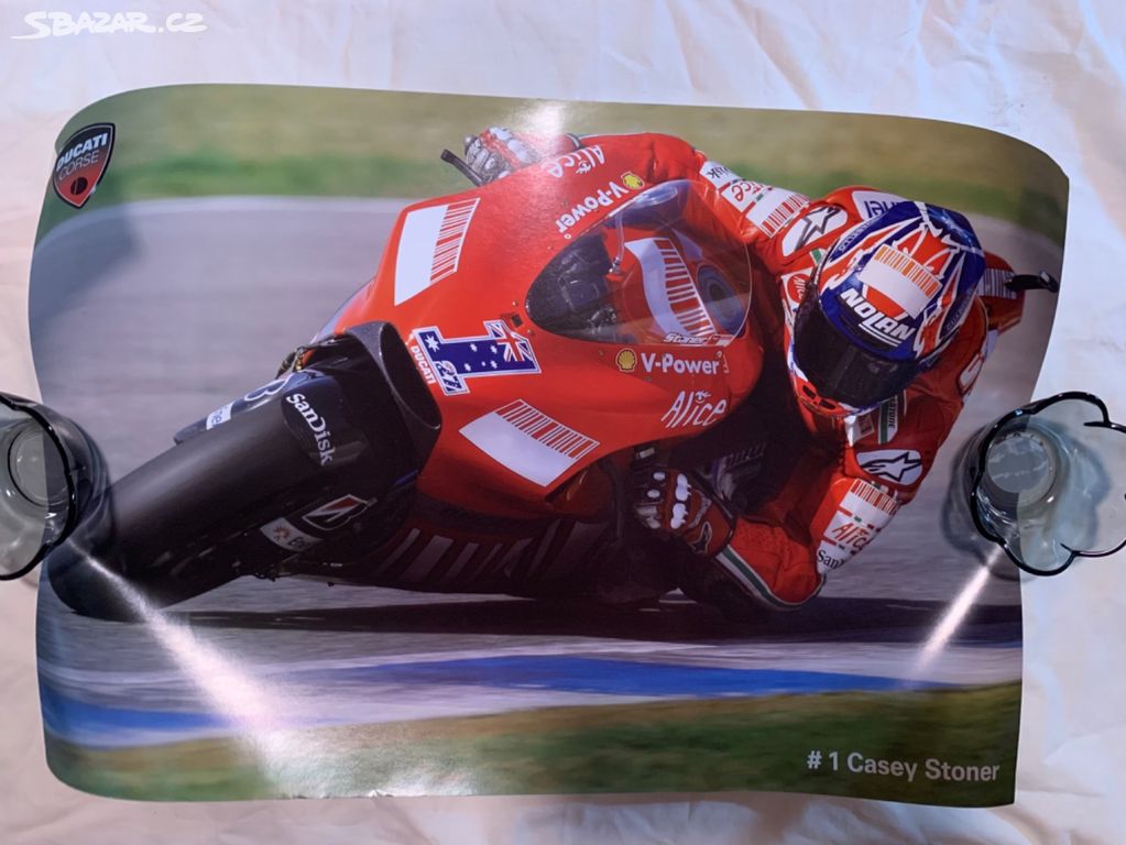 Casey Stoner - Ducati - motoplakát