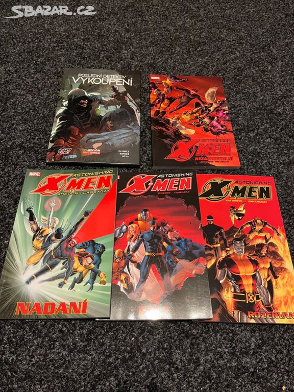 Komiksy Astonishing X-Men + Poslední detektiv
