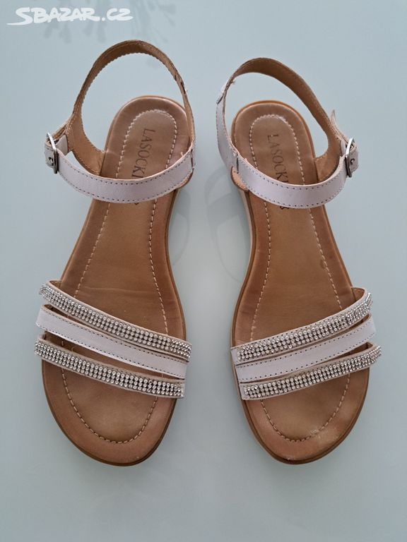 Krásné kožené sandály Lasocki v. 39