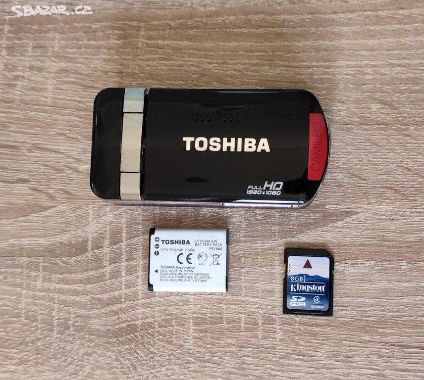 VIDEOKAMERA TOSHIBA CAMILEO SX500 NA SD HC KARTY