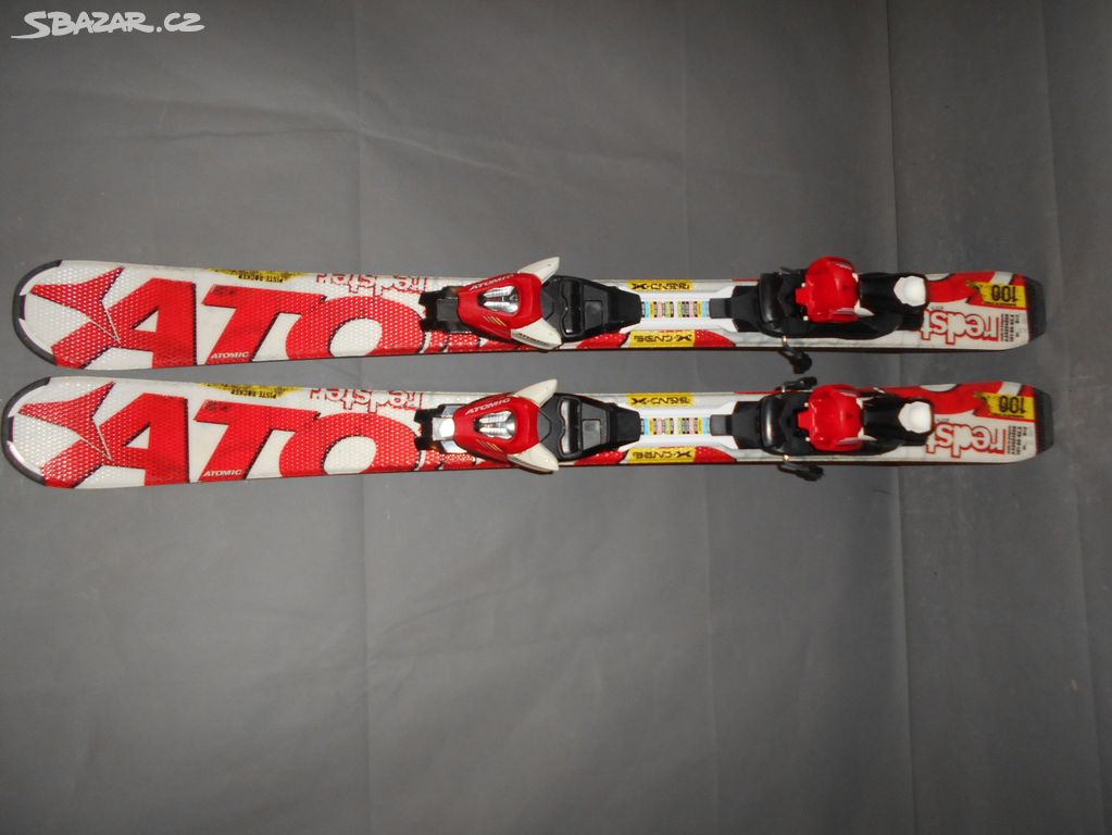 Dětské lyže ATOMIC REDSTER 100cm, SUPER STAV