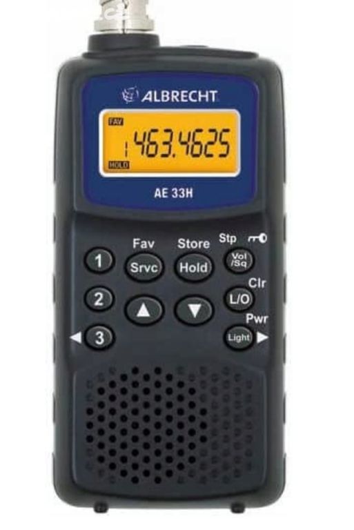 Albrecht AE-33H ruční skener VHF/UHF AM/FM/WFM