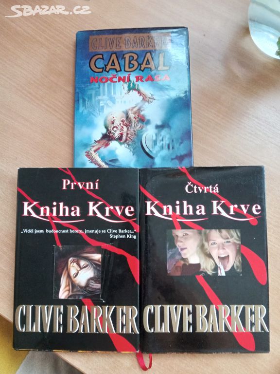 3x horor Clive Barker (Cabal, Knihy krve 1 + 4)