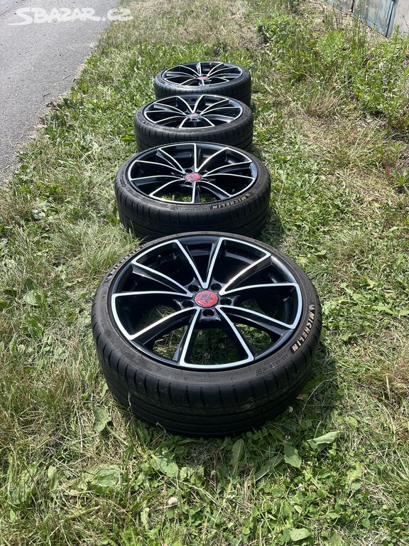 Prodám alu MAM 5x112 r19 letní pneu 225/35/19