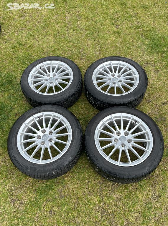 ALU KOLA 5X112 R17 , O. Audi , Pneu 6.8mm