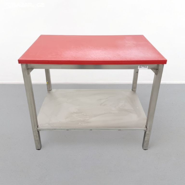 Nerezový stůl s krájecí deskou 100x70x85cm