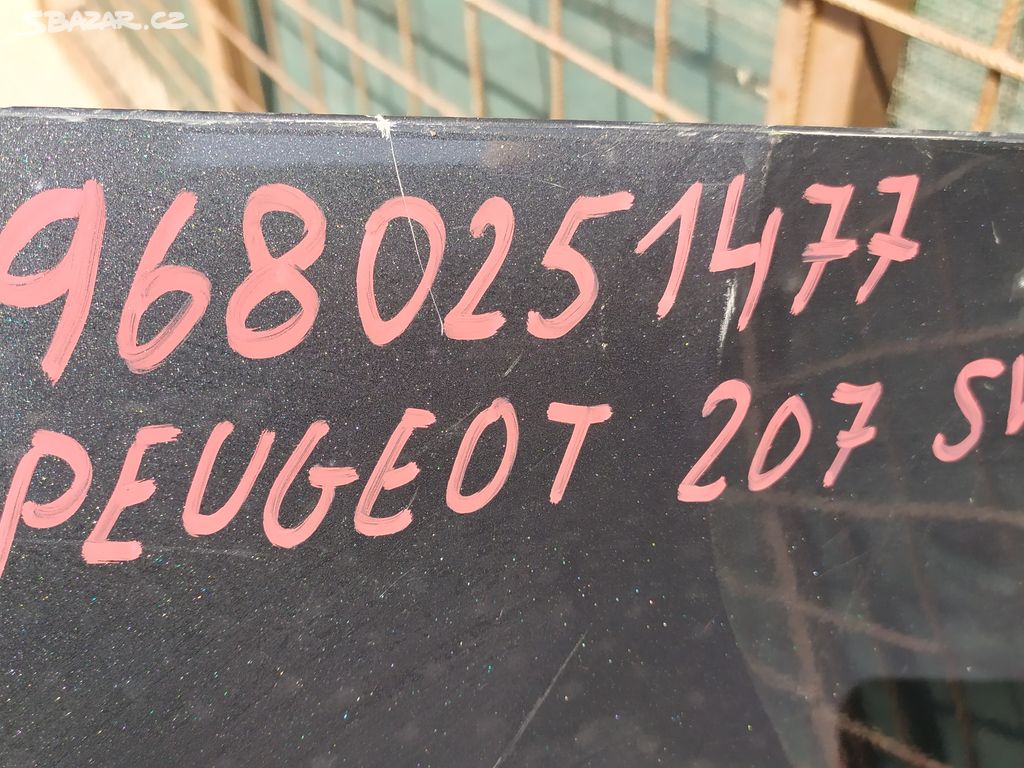 PEUGEOT 207 SW ZADNÍ NÁRAZNÍK 9680251477 - Kolín - Sbazar.cz