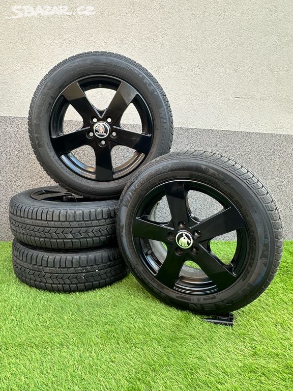 ALU kola 5x100 r15 se zimním pneu