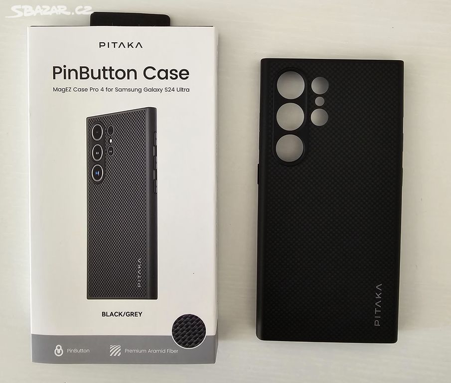 Pitaka MagEZ pin button Case Samsung S24 Ultra