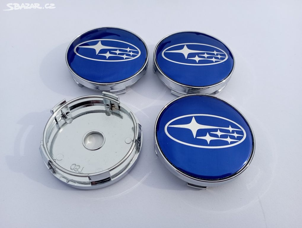 středové krytky Subaru 60mm nové