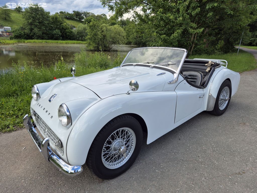 Triumph TR3A, 1961, veterán, cabrio