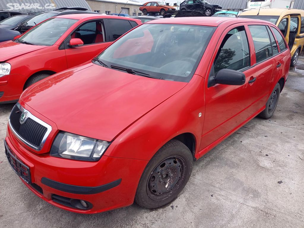 Škoda Fabia 1.4 ( BKY ) 55kW r.2004 červená