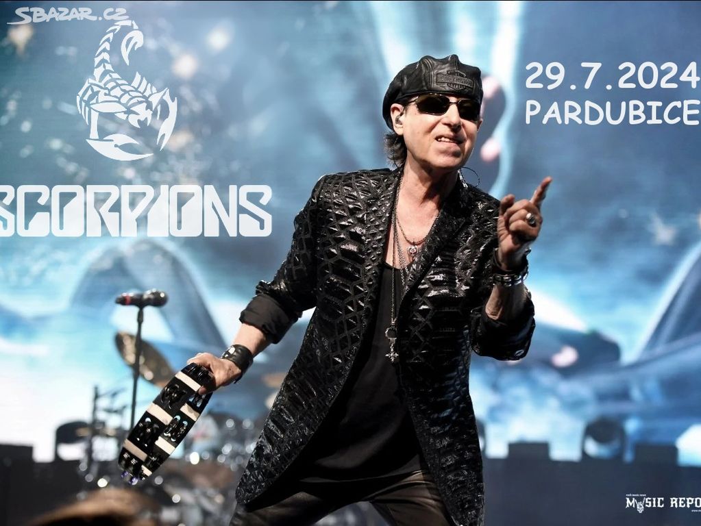 2 vstupenky na Scorpions Pardubice 29.7.2024