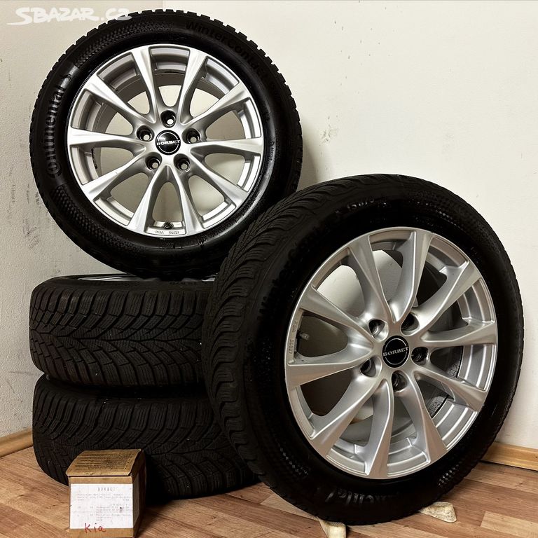 KIA/HYUNDAI/MAZDA 5x114,3 R16 ET50+ZIMNÍ 205/55R16