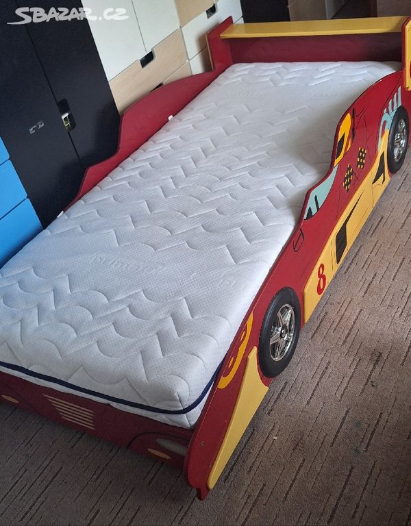 Dětská postel formule+pěkná matrace