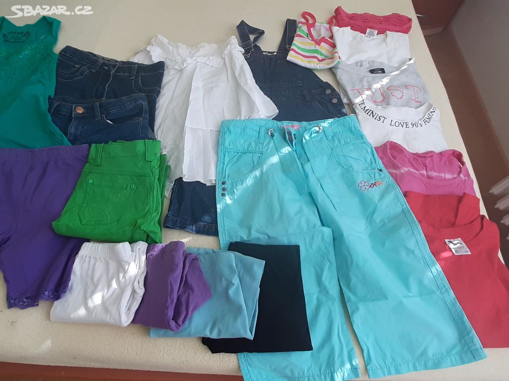 Set letní dívčí oblečení 140