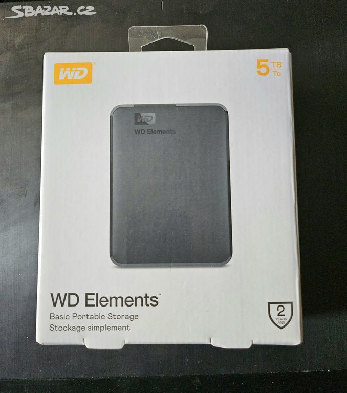 5TB WD Elements - externí disk 2,5"