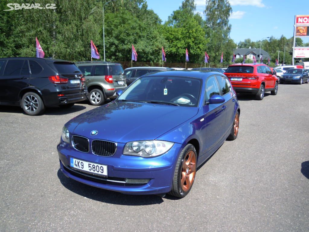 BMW 118 2.0i 143koní r.v.5/2007 velmi pěkný stav