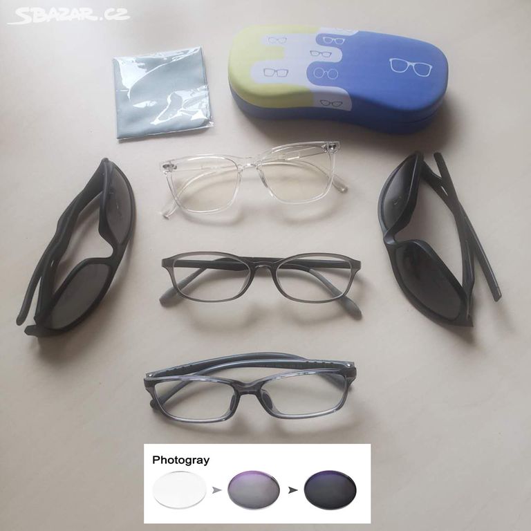 Dioptrické -1,25 brýle dětské na dálku pro dospělé