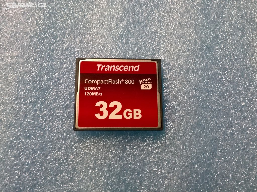 Compact Flash Transcend 32GB CF paměťová karta