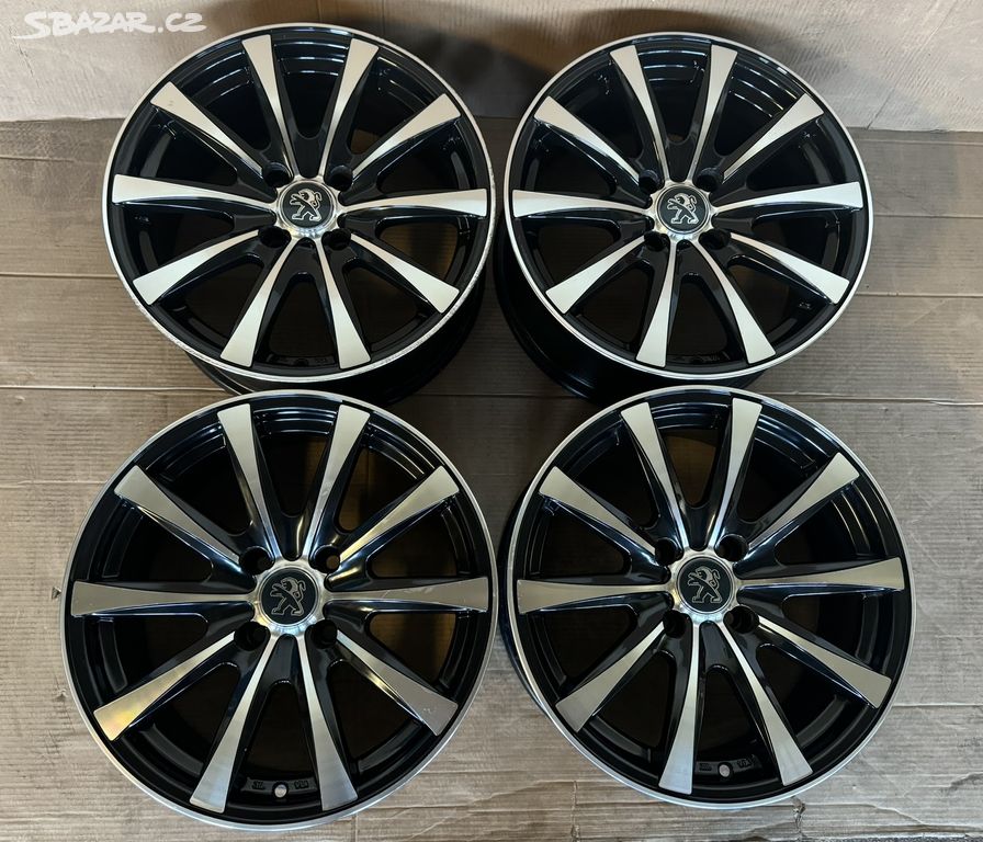 alu kola 16", rozteč šroubů 4x108 Peugeot, Citroen