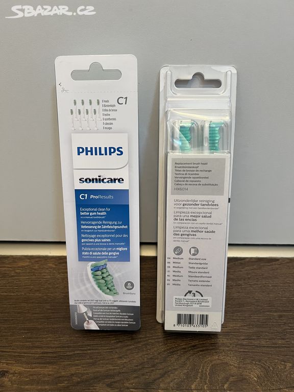 Nové náhradní hlavice Philips Sonicare C1 Pro