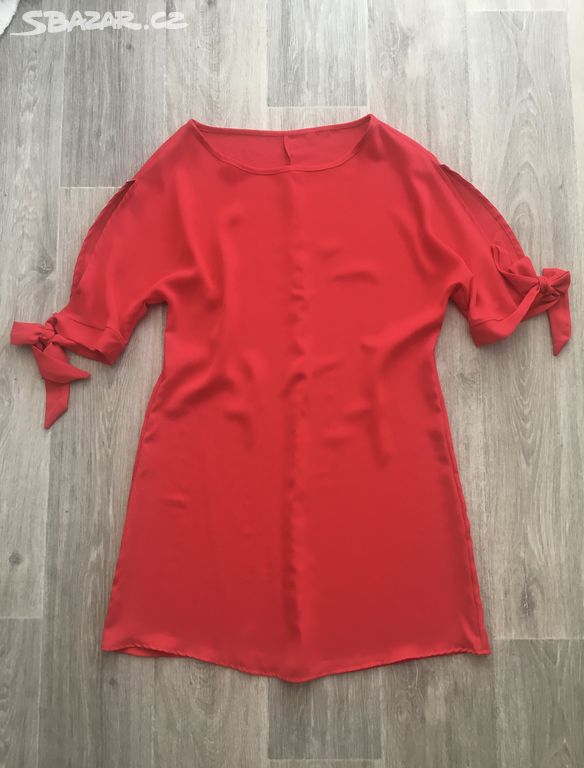 Letní šaty červené vel. 36