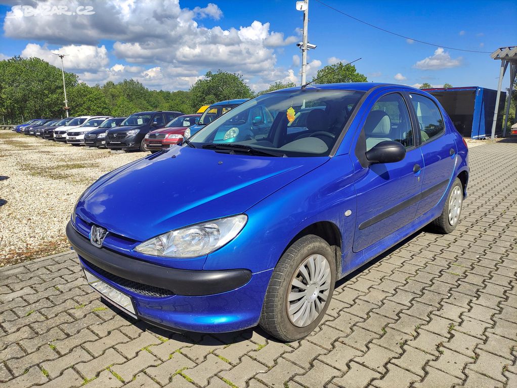 PEUGEOT 206 1.1i ,44KW, 67438 KM,2004,5dv.,nová TK