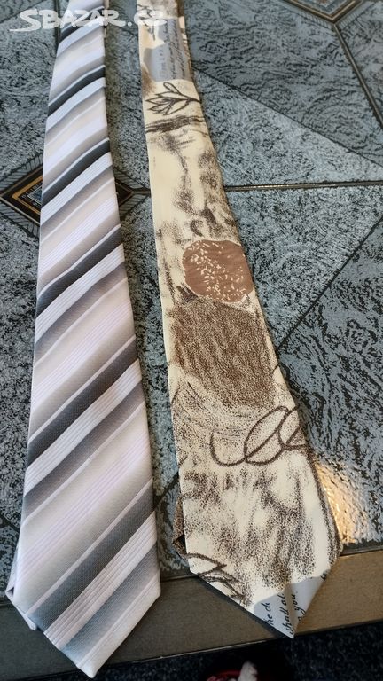 Pánské kravaty nové 2 ks jedna cena