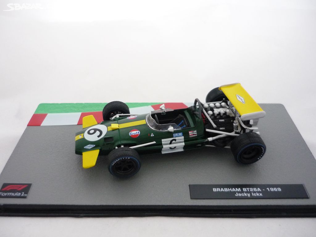 Brabham BT26A Ickx 1969 Formule F1 Altaya 1/43