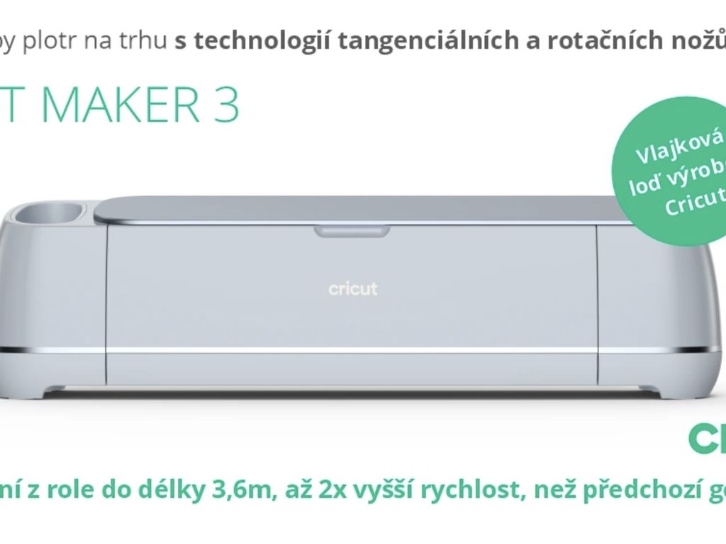 Bundle Cricut Maker 3 s příslušenstvím