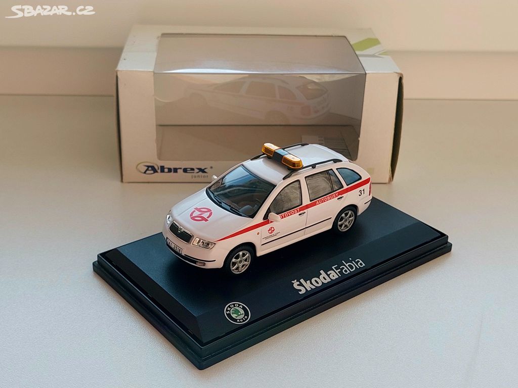 Model auta Škoda Fabia Pohotovost, Abrex 1:43