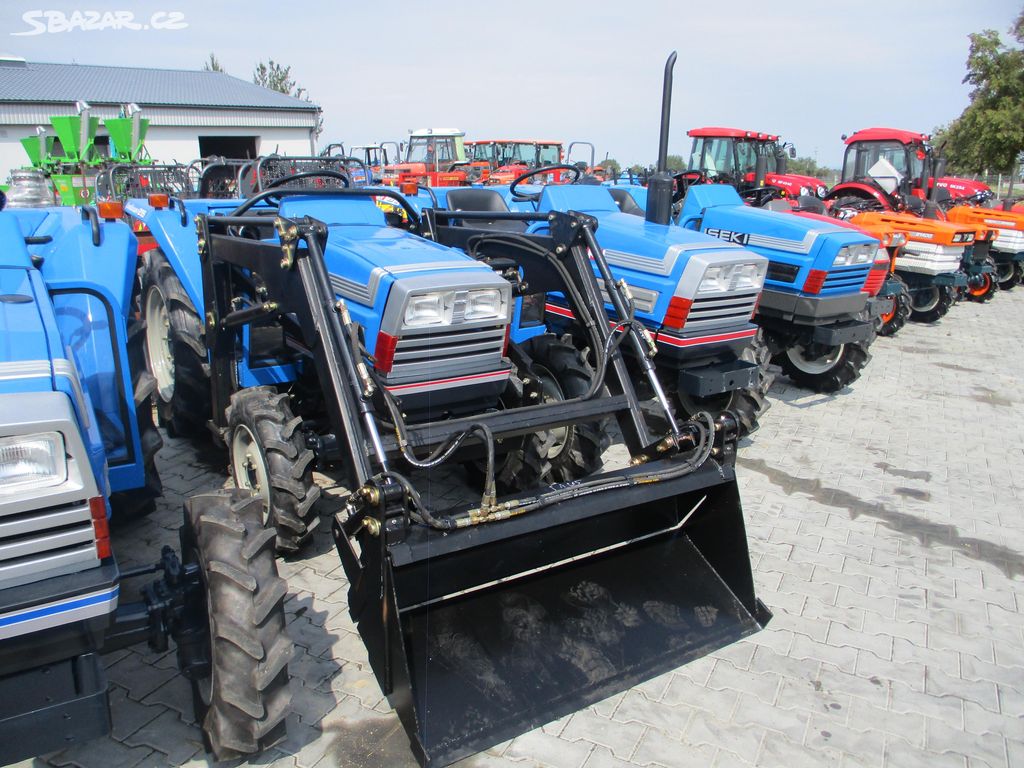 Malotraktor Iseki TA 215 repas, nakladač, klapačka