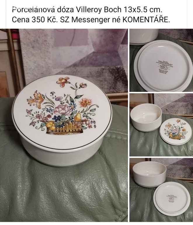 Dózy Villeroy& Bosch. Cena za kus.