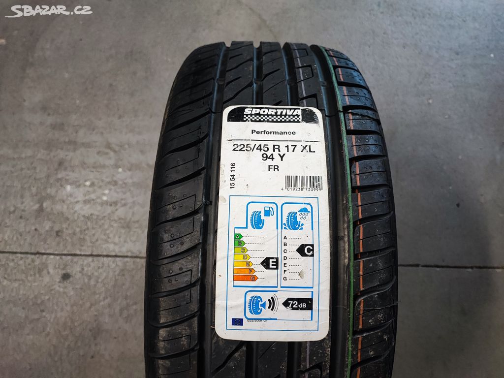 1x Letní pneu 225-45-17 R17 R Sportiva pneumatika