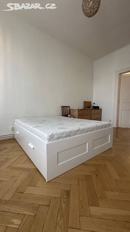 Postel Ikea Brimnes + matrace