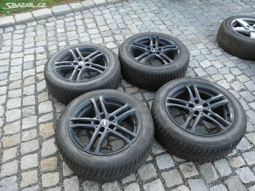 ALU KOLA + ZIMNÍ PNEU ŠKODA VW SEAT 215/55R17