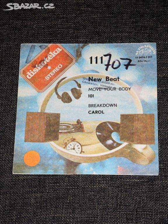 7" singl 101 / Carol - Move Your Body / Breakdown