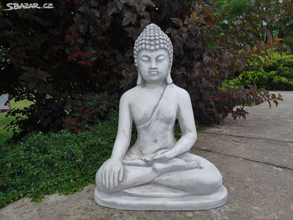 Nový Buddha MAXI z betononu - výška 70 cm