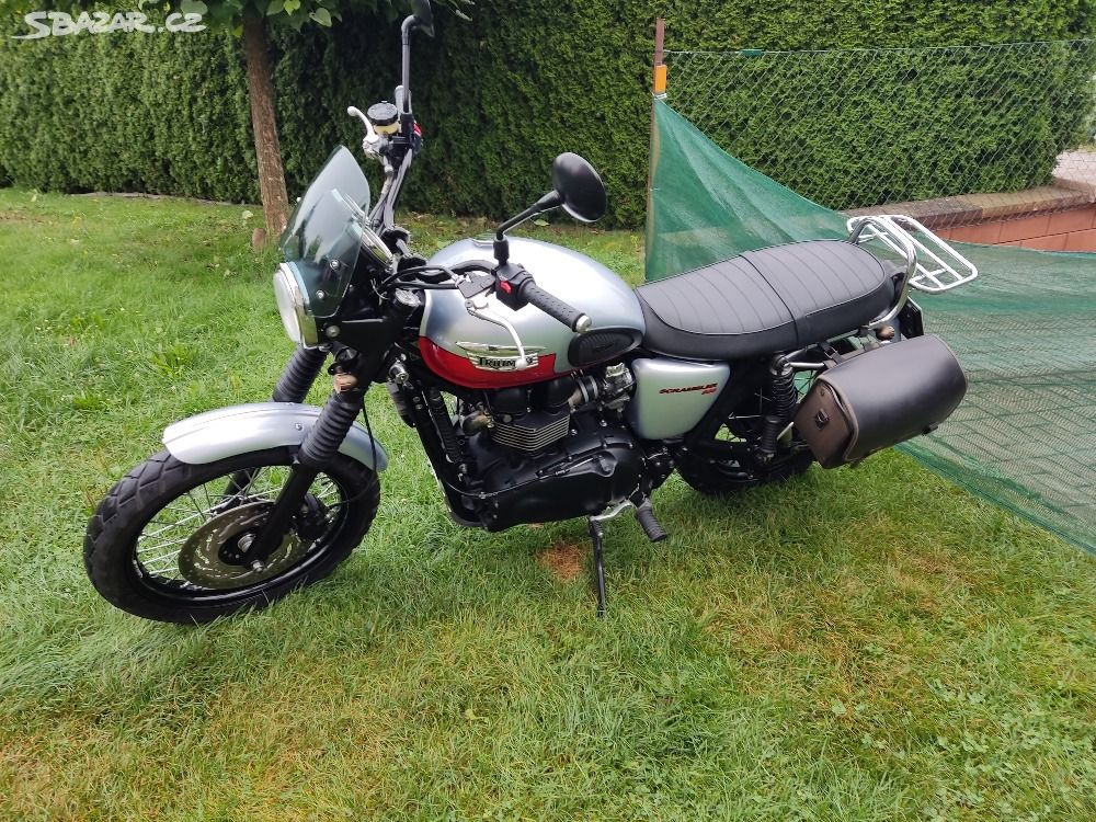 Triumph Scrambler 900 (2014) TOP,doplňky,20 tis.km