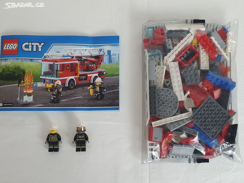 LEGO City 60107 Hasičské auto s žebříkem