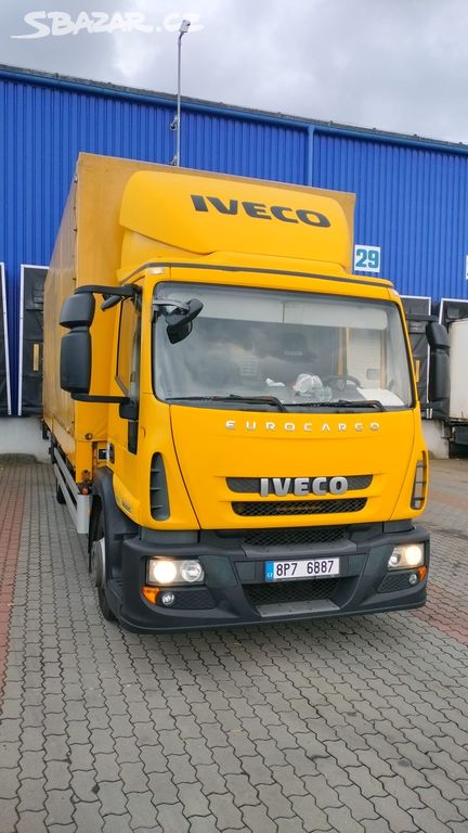 Iveco eurocargo 120e25 EURO 5, PLACHTA, ČELO 18pal