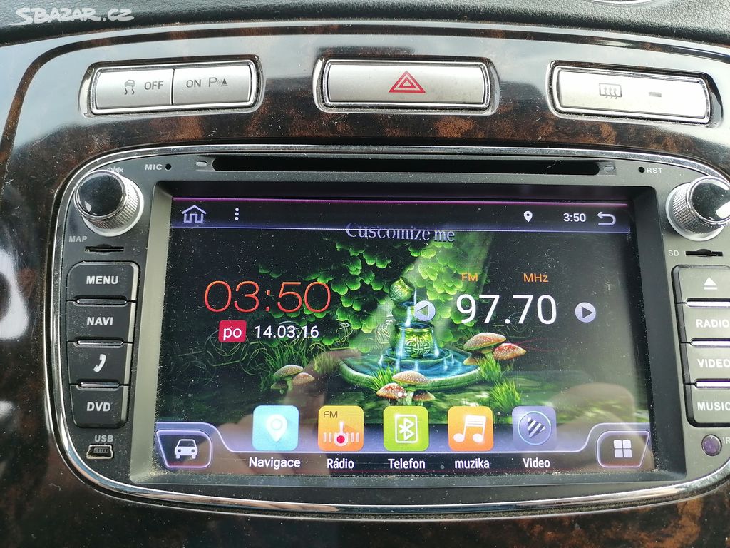 Android autorádio Ford Mondeo IV S-Max Galaxy III