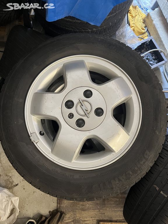 Alu kola Opel 14 + letní pneu 175/70 R14