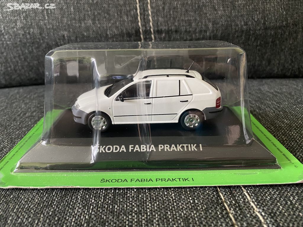 Škoda Fabia I Praktik 1:43 bílá