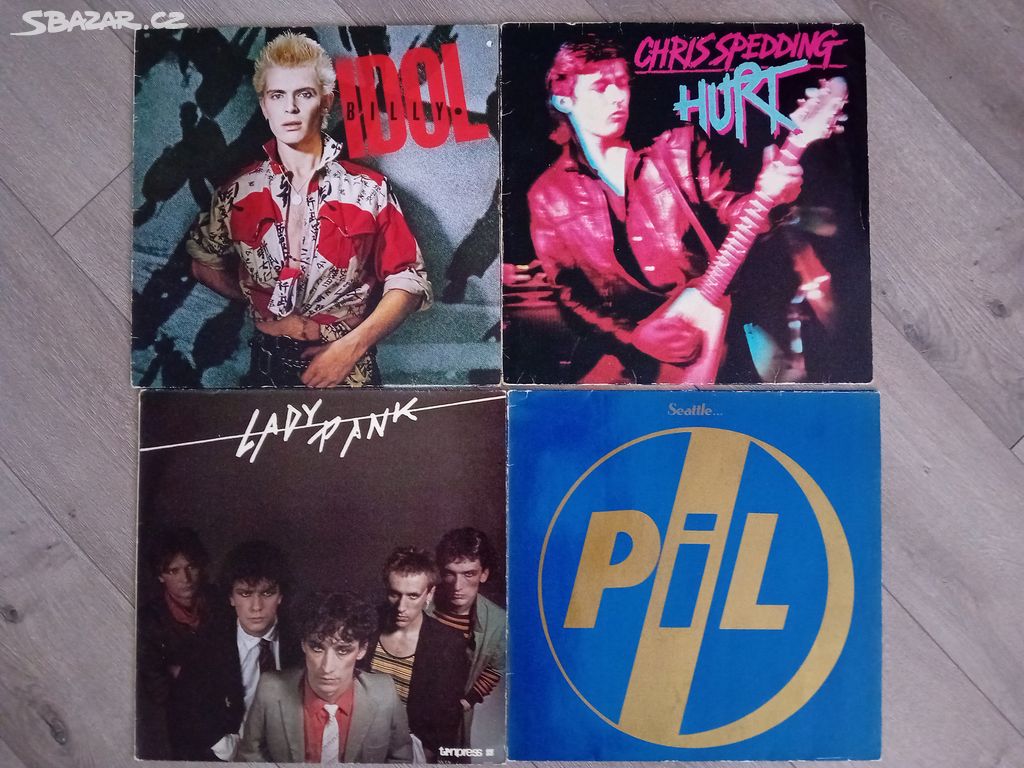 Gramofonové desky P.I.L. Billy Idol, Ch.Spedding..