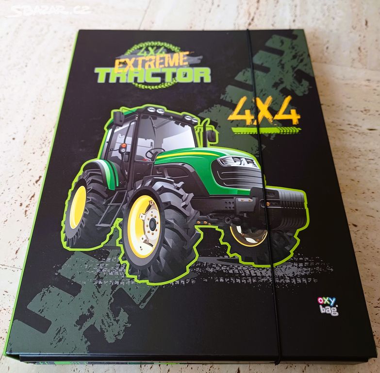 Box na sešity A4 Jumbo traktor