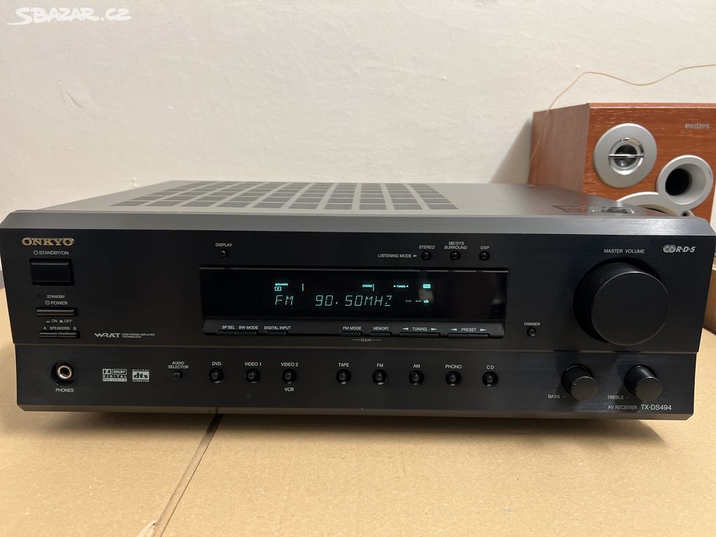 ONKYO AV RECEIVER TX-DS494 VČETNĚ DO!