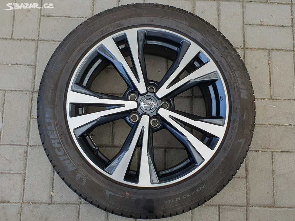 Sada Alu kola 5x114.3 215/55 R18 Nissan Qashqai