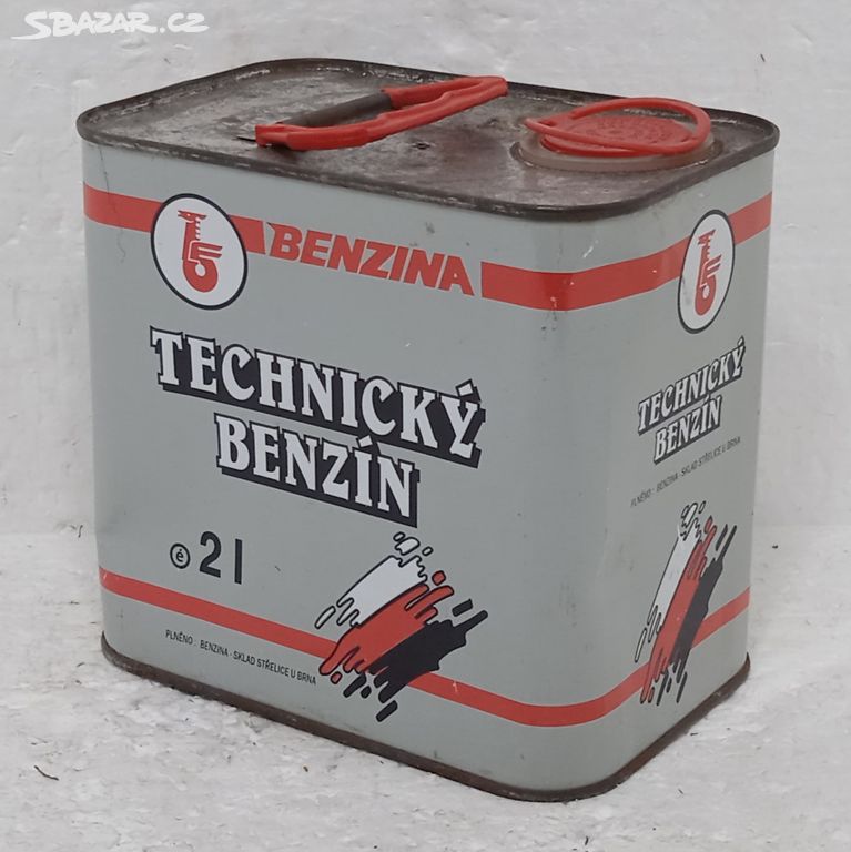 231 - Technický benzin Benzina - Retro plechovka